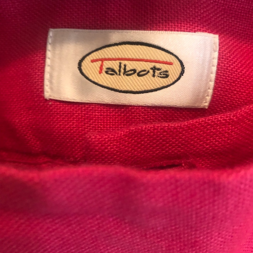 Talbots Irish linen capri wide leg pants - Picture 5 of 6